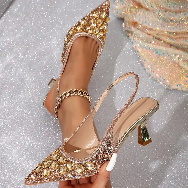 Abigail™ | Hochhackige Und Dünne Bankett Schuhe