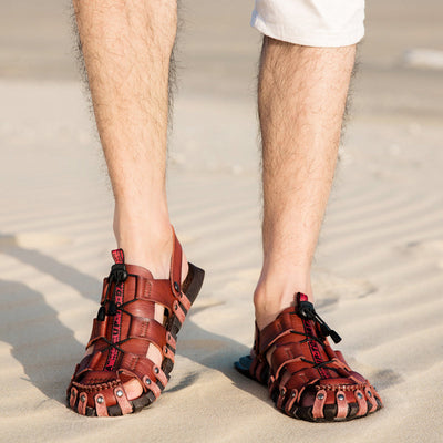 Zues - Robuste Herren-Outdoor-Sandalen, stilvoll