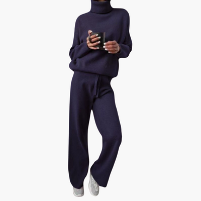 Ella | Luxuriöses Rollkragen-Koordinations set