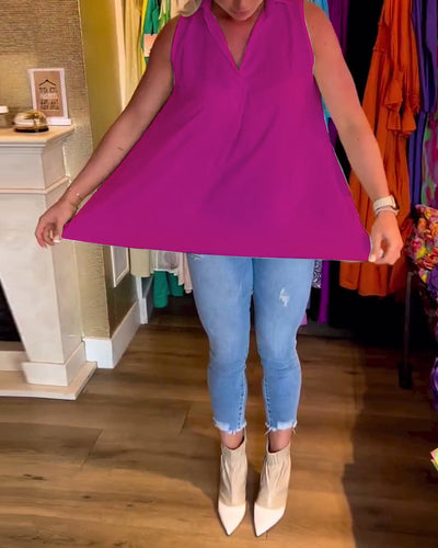 Fashionmoment® Rüschen-Top mit Revers – Trendiger Style für jeden Anlass