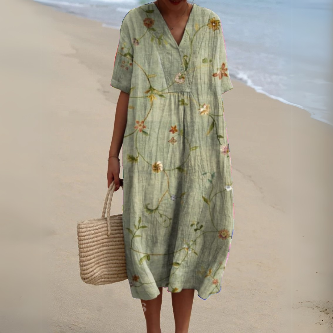 Fashionmoment™ | Elegantes Blumenkleid