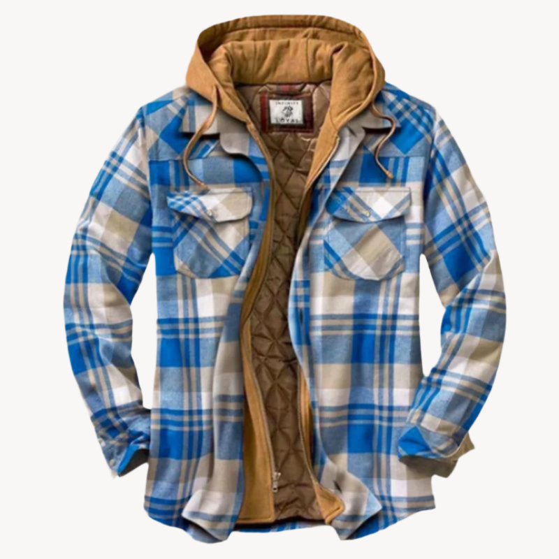 Emanuel | Wetterfeste Flanell-Charme-Herrenjacke