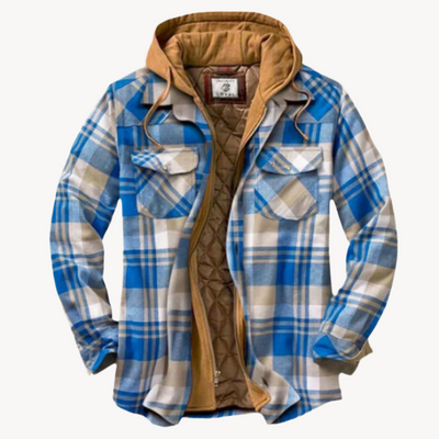 Emanuel | Wetterfeste Flanell-Charme-Herrenjacke