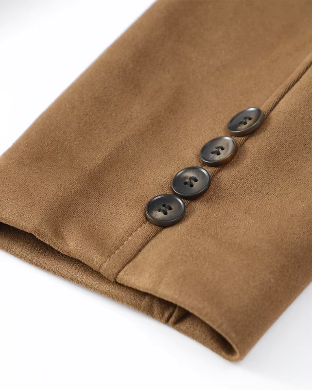 Lily | Luxuriöser Camel Wildleder Damen Blazer