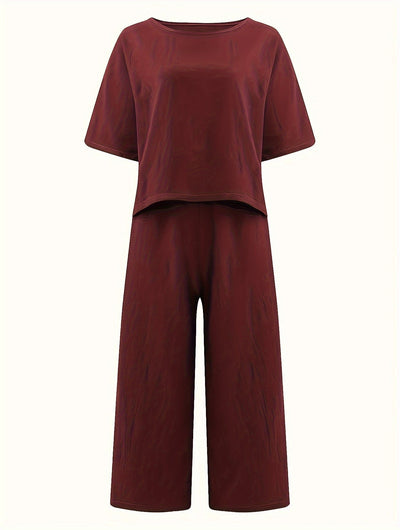 RelaxDuo™ – Lässiges T-Shirt mit weitem Bein