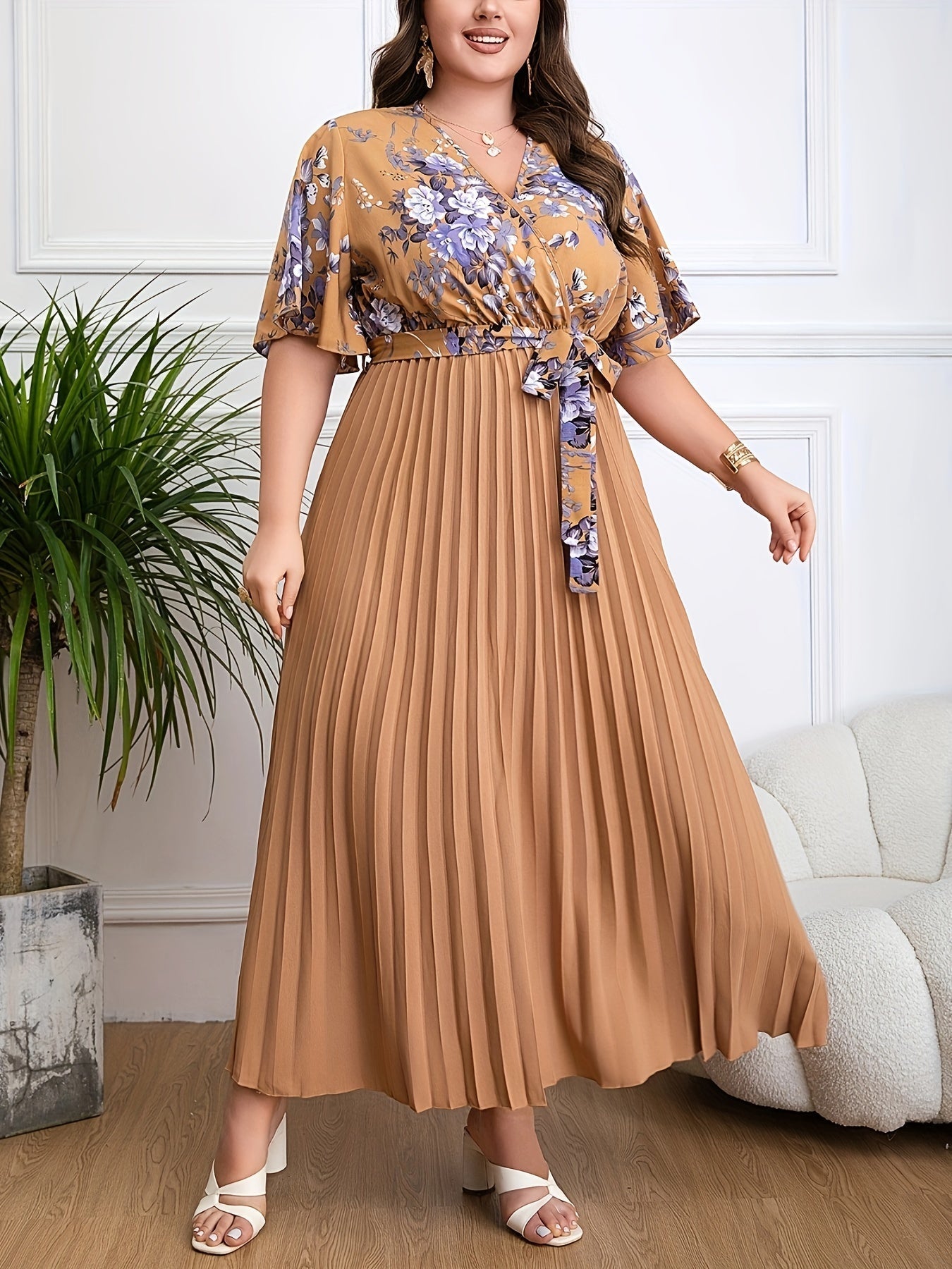 Isabella | Plus Size Tailliertes Kleid