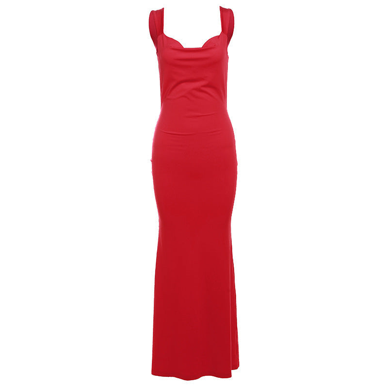 Abendkleid mit Rückenausschnitt | Figurbetont | Eleganter Minimalismus
