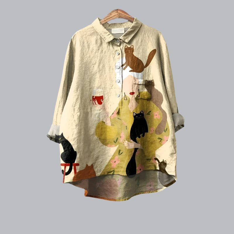 Magret™ | Modische Vintage-Bluse