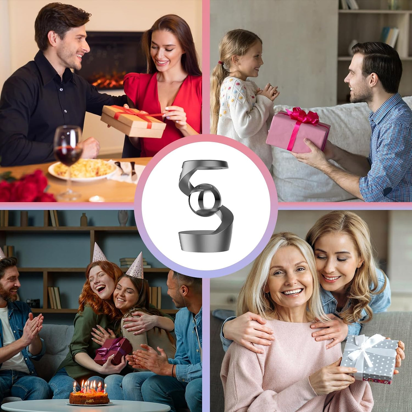 Stressabbau Spielzeug | Aluminium Levitation Desk Spielzeug