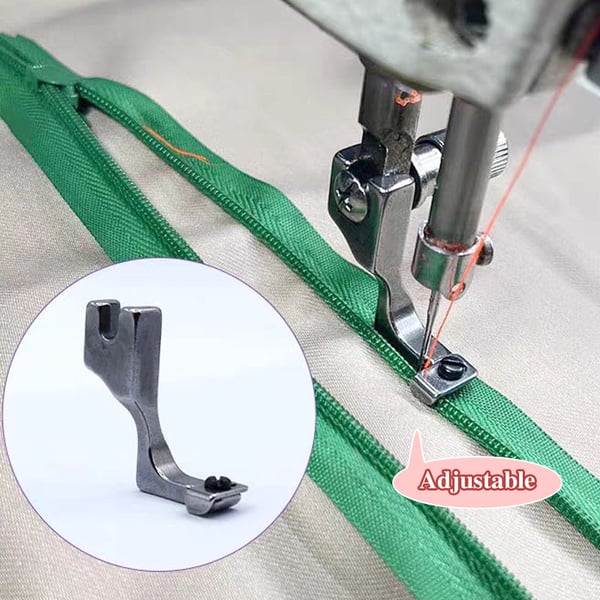 ZipFlex™ | Einstellbarer Reißverschlussfuß Nähmaschine