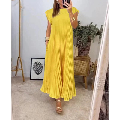Seraphina™ | plissiertes Maxikleid