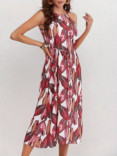 Nova - Ärmelloses Midikleid mit Schlitz