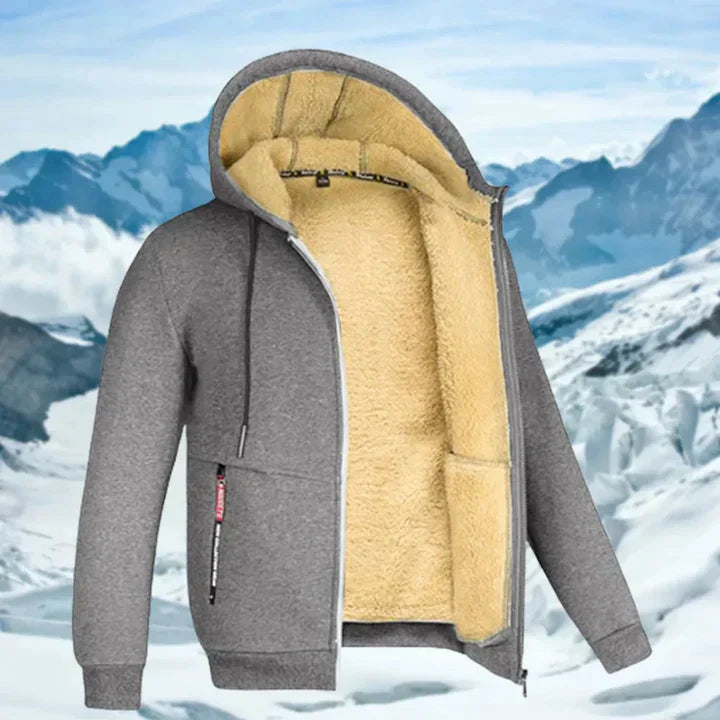 Arie – Herren Winterjacke mit Kapuze und Fleece
