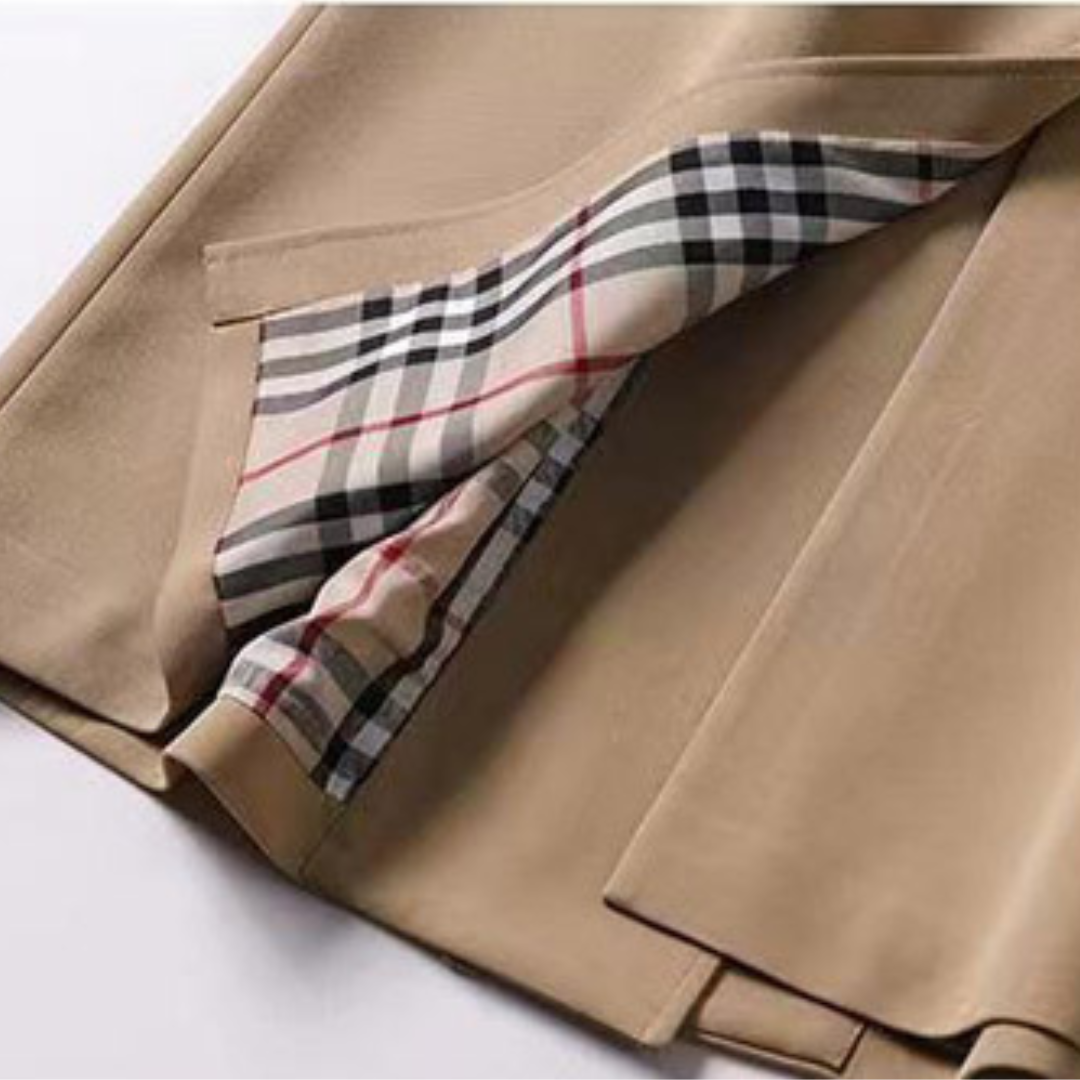 Fiona | Zeitlose Eleganz mit wasserabweisendem Stoff Damen Trenchcoat