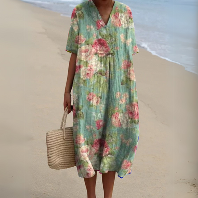 Fashionmoment™ | Elegantes Blumenkleid