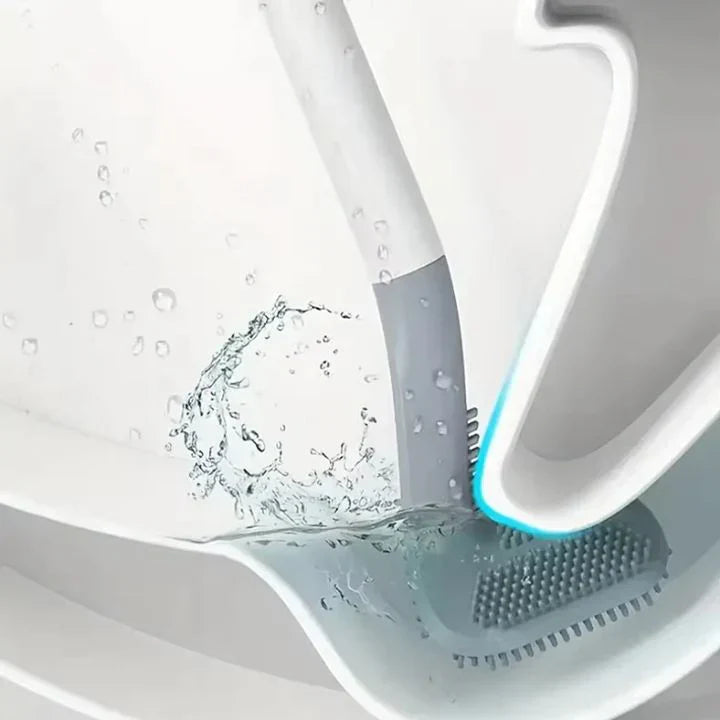 SilClean™ – Langstielige Toilettenbürste aus Silikon