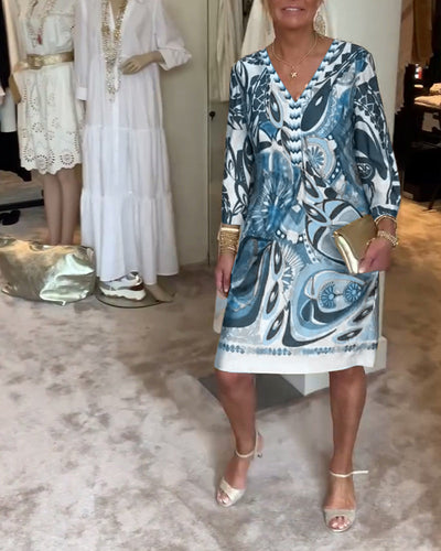 Mariane™ - Vintage Druckkleid