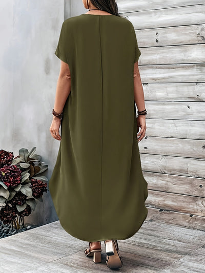 Sofia | Plus Size V-Ausschnitt-Kleid