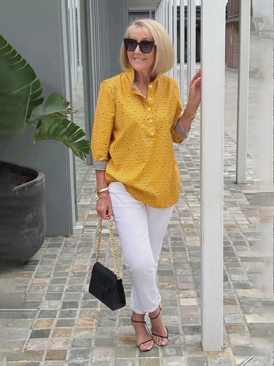 Cosima – Stilvolles Baumwoll-Leinen-Hemd