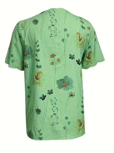 Karina - Blusen mit Blumendruck Frühlingshafte Eleganz