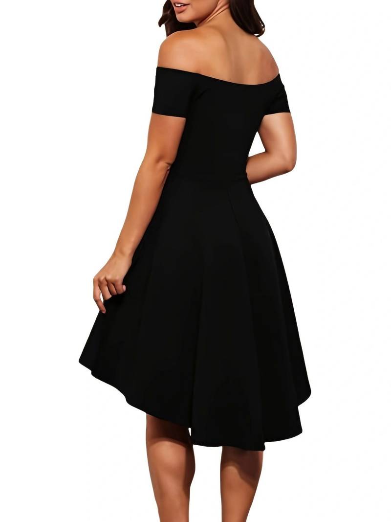 Cleo - Vielseitiges Off-Shoulder Festliches Kleid