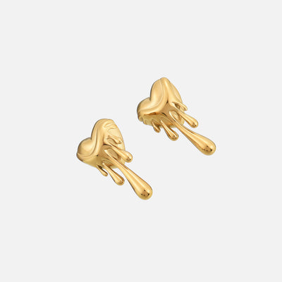 Meltdown Ohrringe aus Gold oder Silber – Hypoallergen & Einzigartiges Design