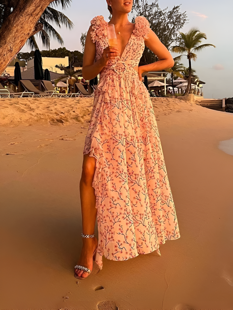 Marina - Zeitloses, klassisches Damen-Maxikleid