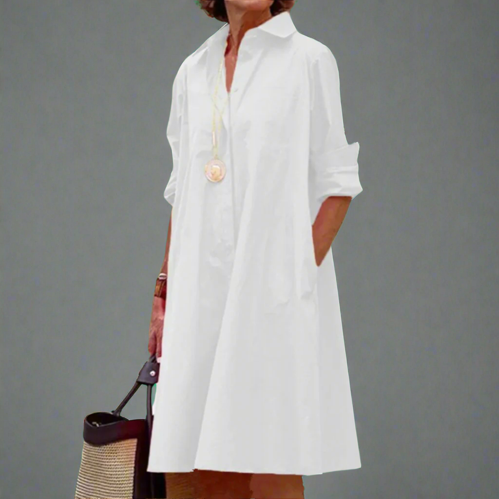 Dilia | Handgefertigtes Premium-Midikleid mit Polka-Dots