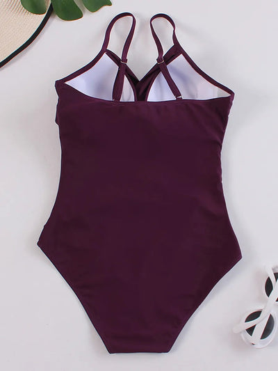 Julianna - Stilvoller Gepolsterter Übergröße Badeanzug