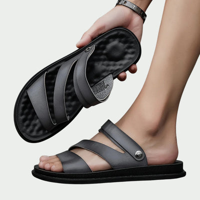 Herren Sandalen – Slip-On-Design mit flexibler Sohle