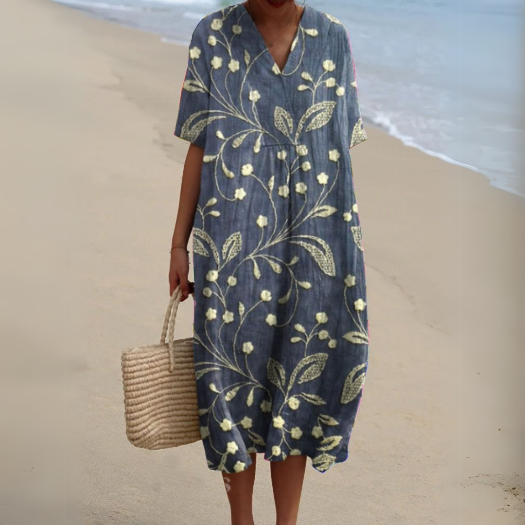 Fashionmoment™ | Elegantes Blumenkleid