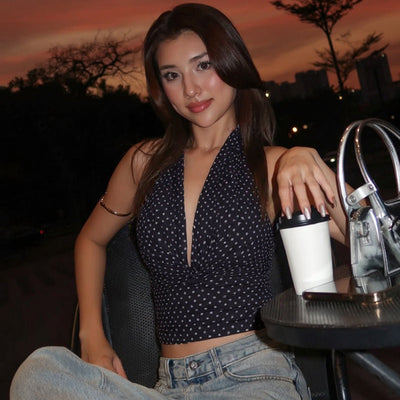 Fayna | Ärmelloses Neckholder-Top