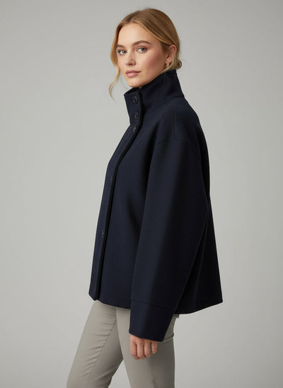 Olga | Kurze Damenjacke mit Stehkragen