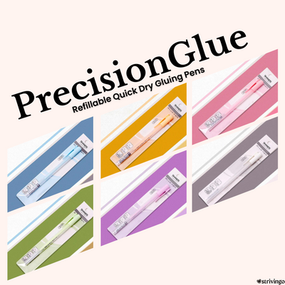 GluePen™ | Precision Glue Nachfüllbare Klebestifte mit Rollerspitze