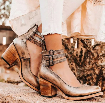 Rina Schnallen Blockabsatzschuhe