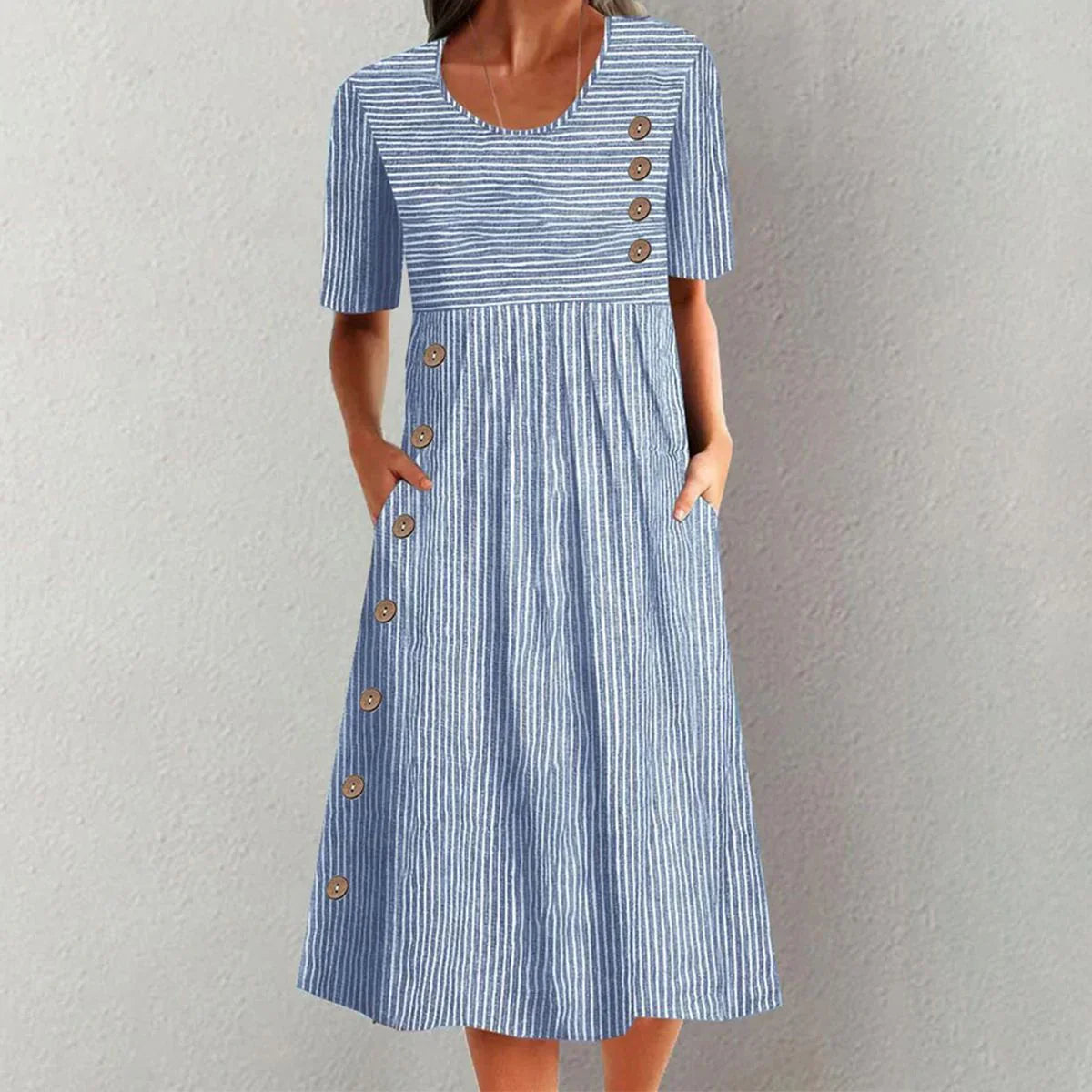 Pia | Lässiges Sommer Midi Kleid für Damen