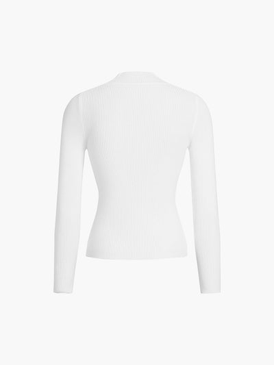 Solene | Weiches Strickkomfort Damen Langarm Top