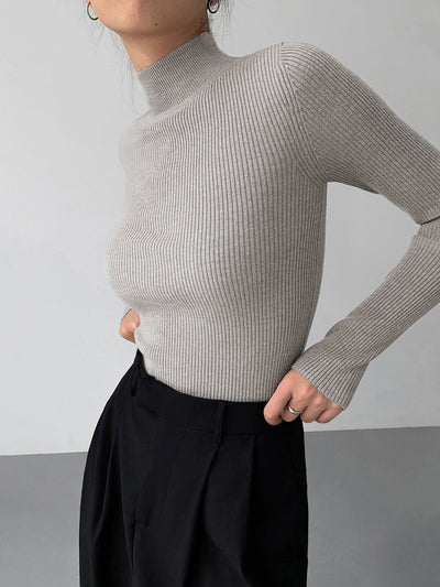 Solene | Weiches Strickkomfort Damen Langarm Top