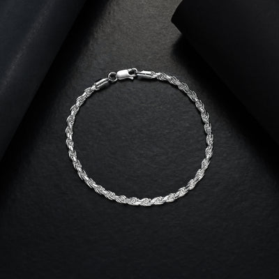 Elegante zeitlose Handwerkskunst Herren Kordelarmband