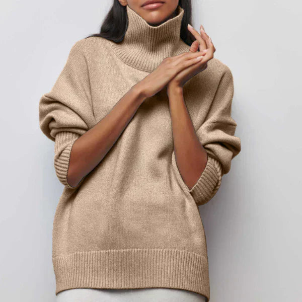 Amandine™ - Oversized Rollkragenpullover
