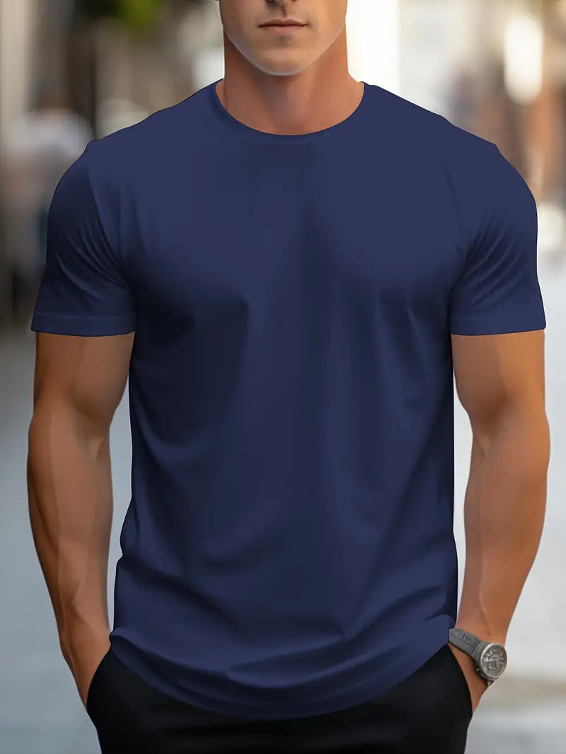 Aristos | Klassisches Rundhals Herren T- Shirt