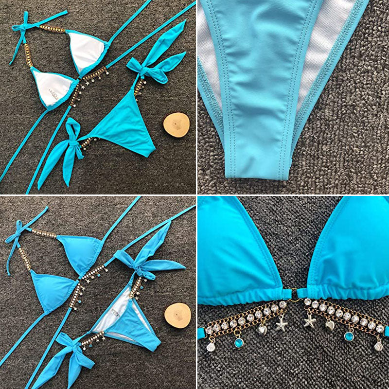 Bianca - Funkelnder Diamant Bikini für Damen