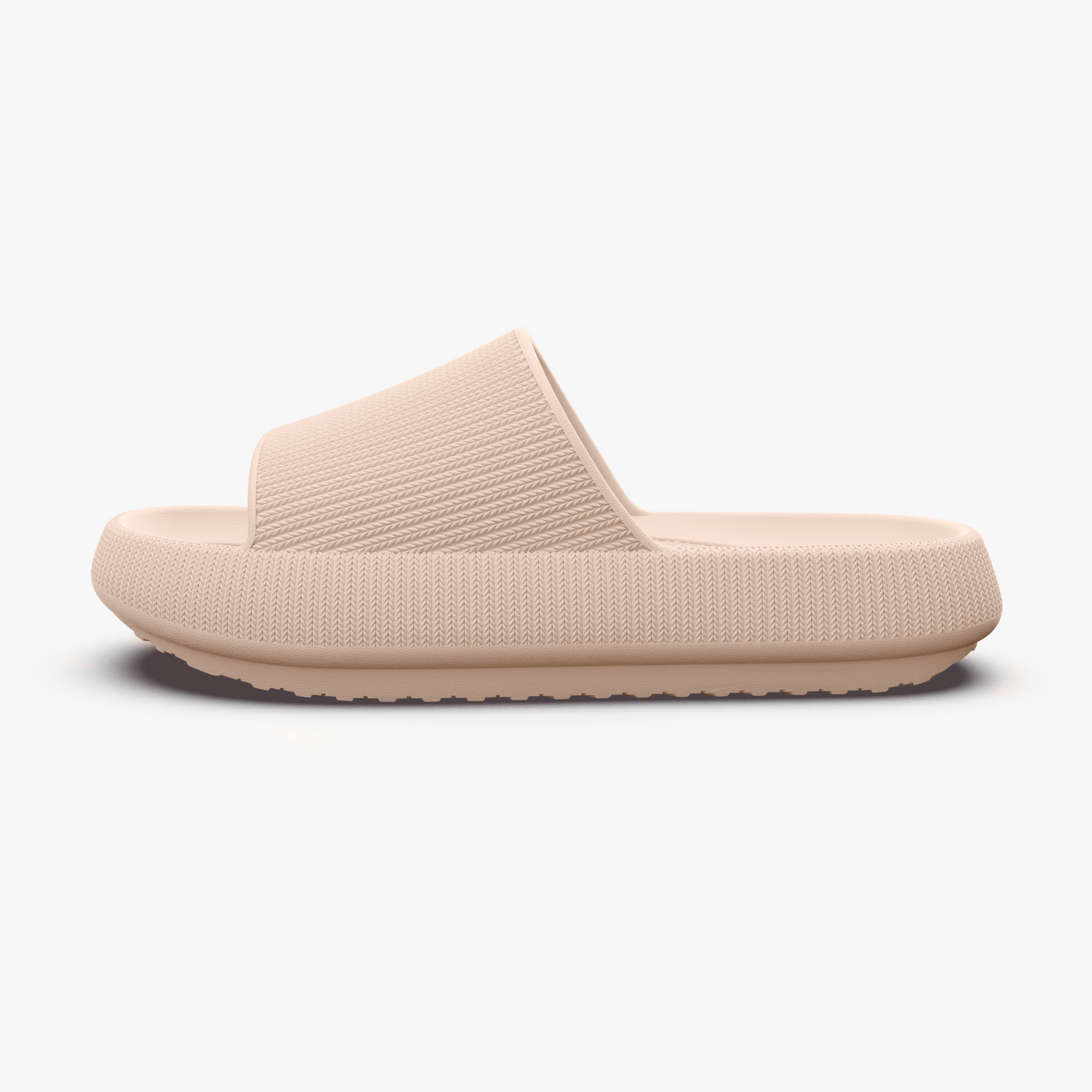 Slide-Sandale mit Strukturband | Extra-Sohle | Bequem & Modern