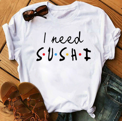 Sushi shirt - modisches t-shirt mit einzigartigen designs