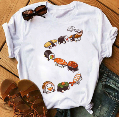 Sushi shirt - modisches t-shirt mit einzigartigen designs