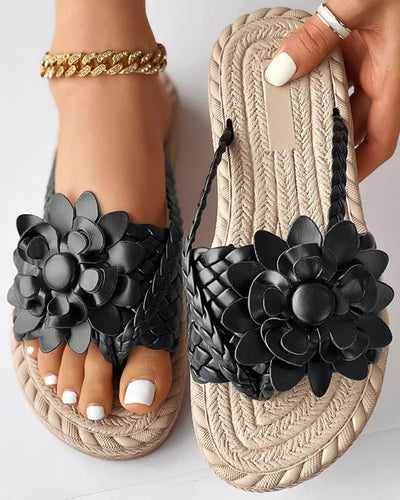 Luna - Gewebte Hausschuhe, Bequem und modisch