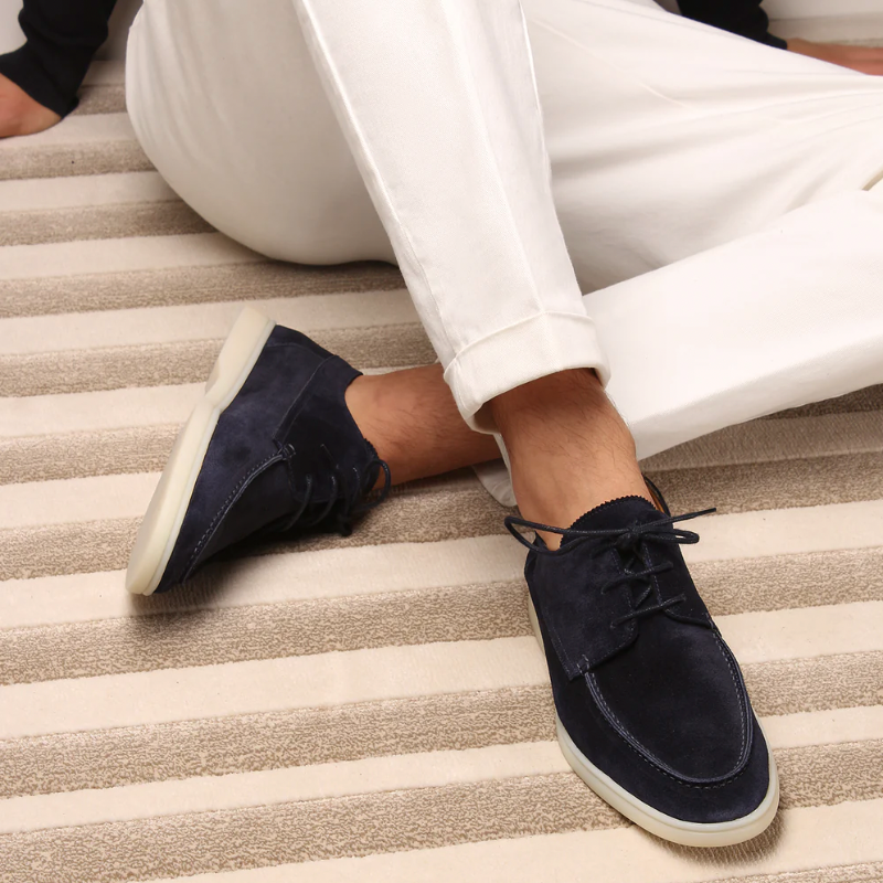 Alex | Klassische Sommer Eleganz Herren Leder Loafers