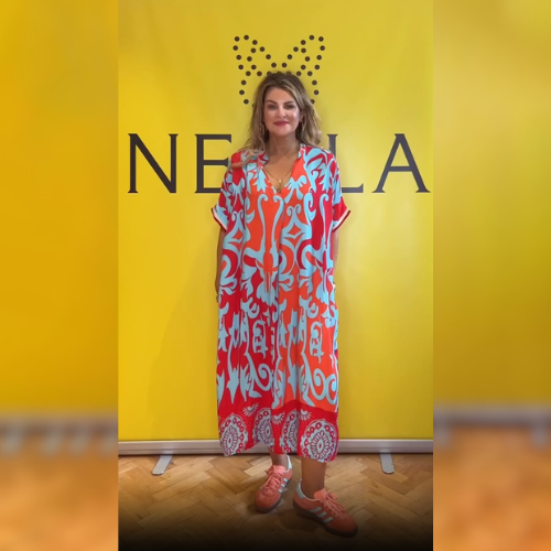 Mila | Elegantes Blumenkleid