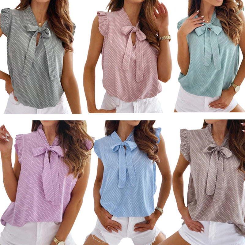 Norma - Elegante Damenbluse mit Schmetterlingsdruck, Sommer