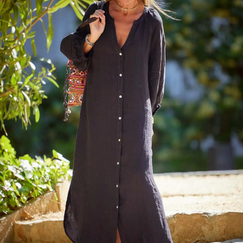 Ryzza - Leichtes langes Damenkleid, Sommerfreizeit